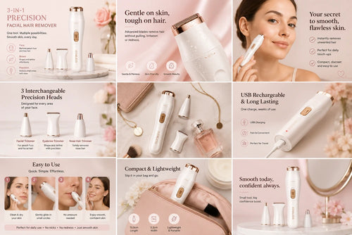 VELISSE™ 3-in-1 Facial Hair Remover